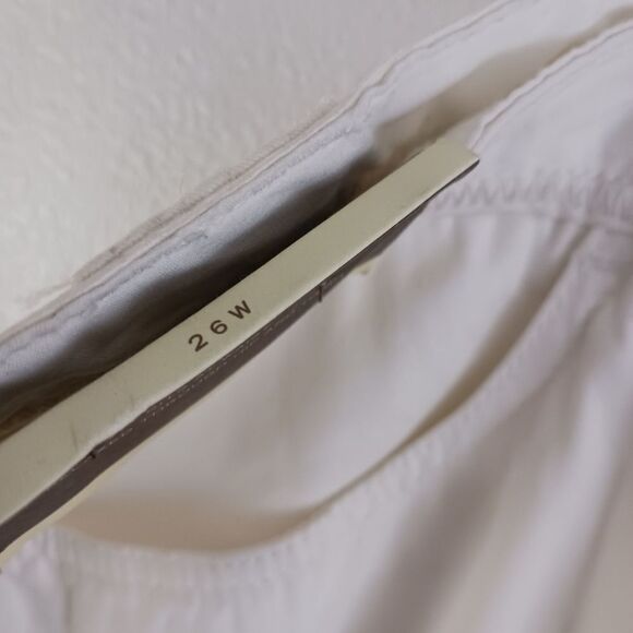 Merona relaxed through hip and thigh white jeans size 26W - Picture 6 of 7